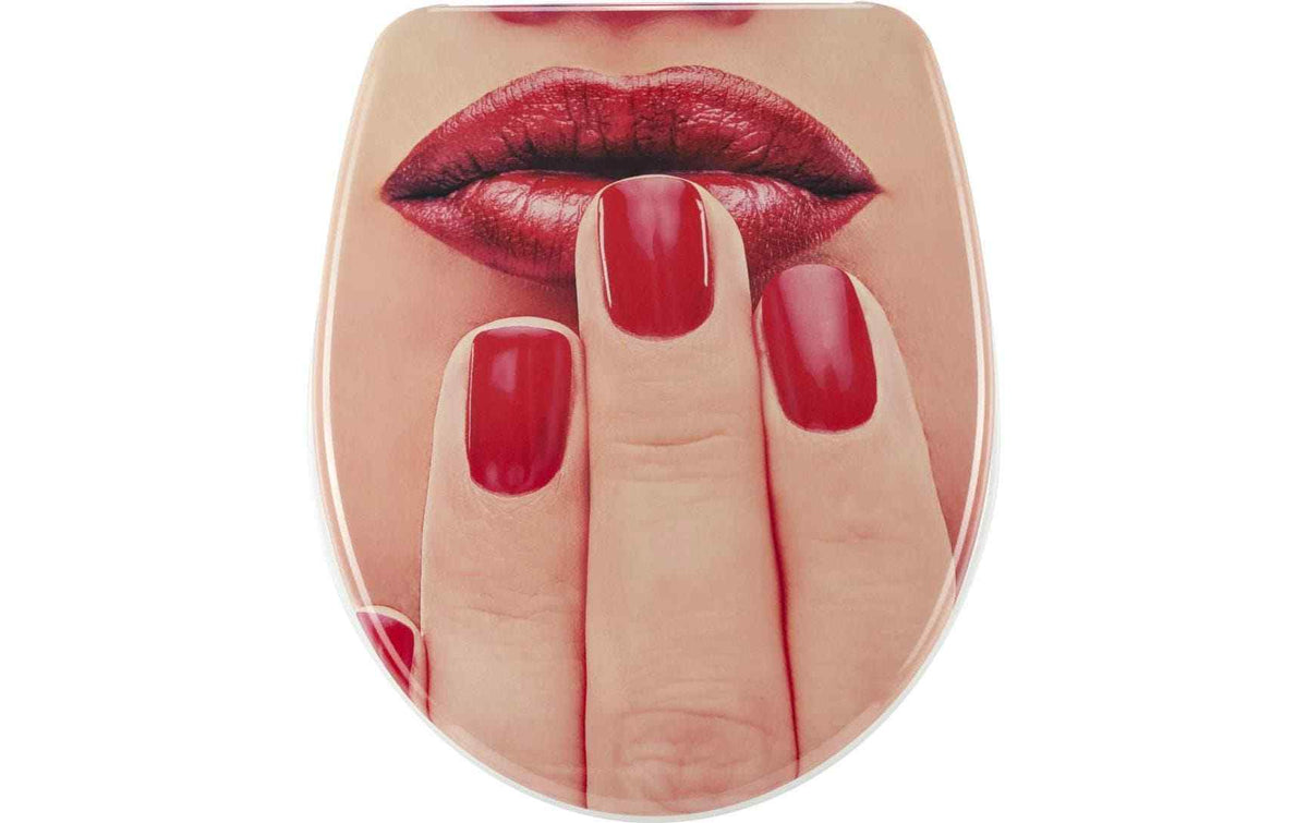 diaqua® Toilettensitz Nice Oops! Rot