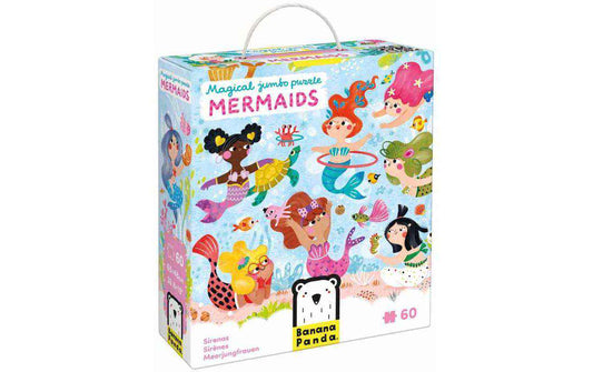Banana Panda Puzzle Magical Jumbo Meerjungfrauen Pappe 60 Teile