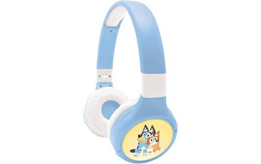 Lexibook Kinderkopfhörer Bluey 2-in-1 Bluetooth Weiss/Hellblau