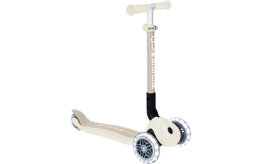 GLOBBER Scooter Junior Foldable Lights ECO Mini Beige