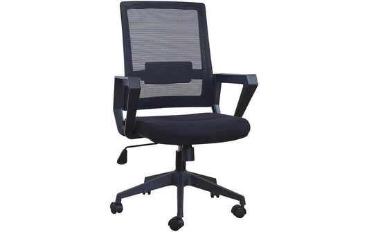 CONTINI Bürostuhl WorkEase schwarz Kunststoff, mit Armlehnen