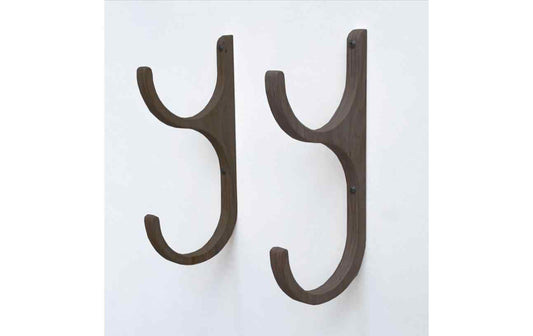 Woody Fashion Fitnessmatten-Wandhalterung Schwarz