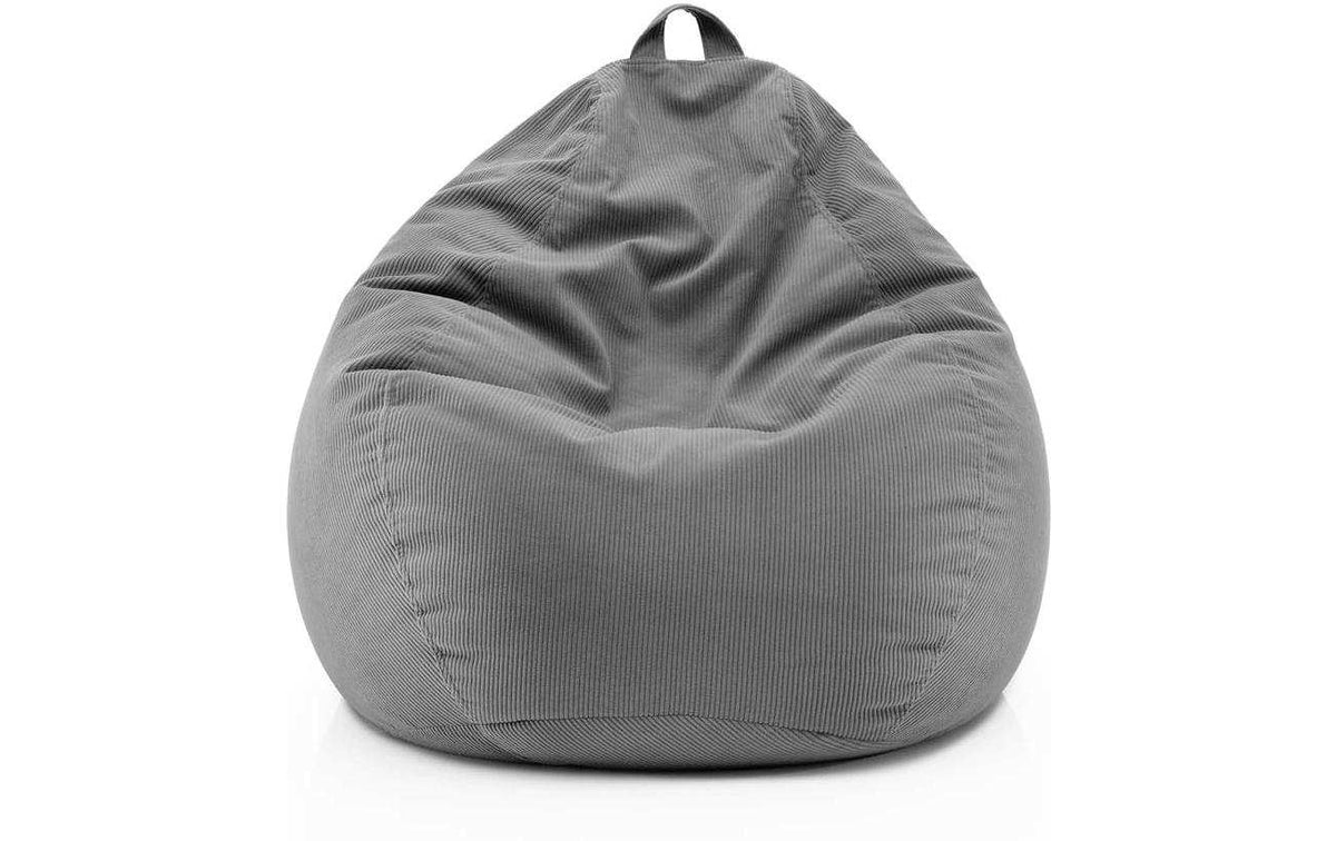 Lumaland Sitzsack Comfort – Grau, Polyester, 250 l
