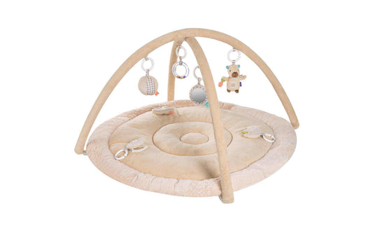 fehn 3-D-Activity-Decke Capybara Beige / Braun, Ø 85 cm