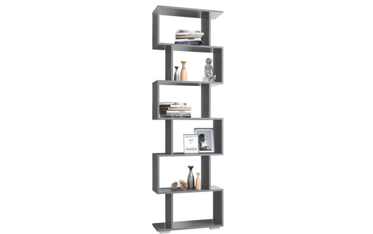 VCM Wohnregal Palusa L 60 x 196 x 24 cm Anthrazit