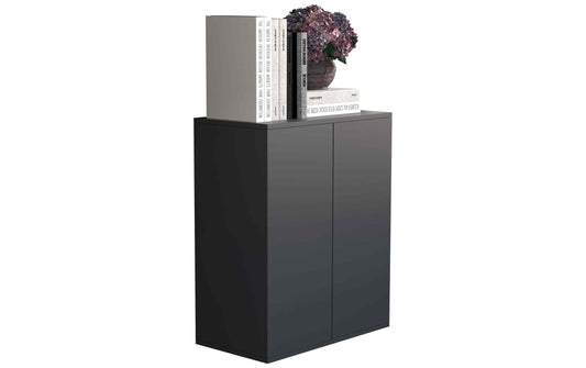VCM Kommode Dalosa 60 x 73 x 32 cm Braun/Grau
