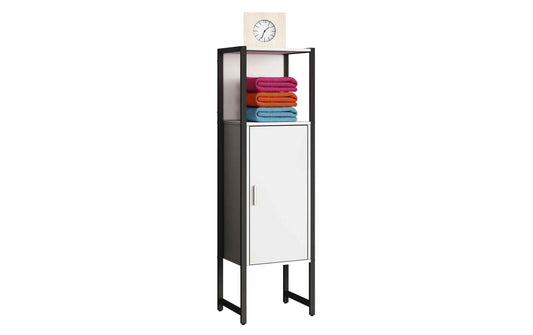 VCM Badezimmerregal Edino 33 x 114 cm Weiss