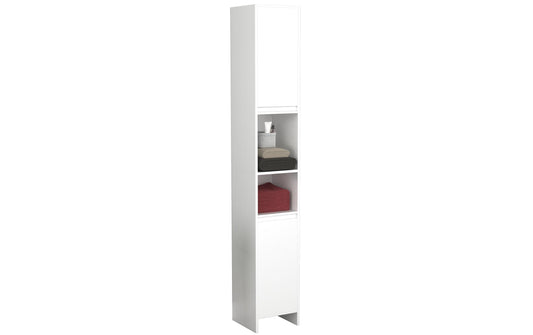 VCM Badezimmerregal Malira 30 x 189 cm Weiss