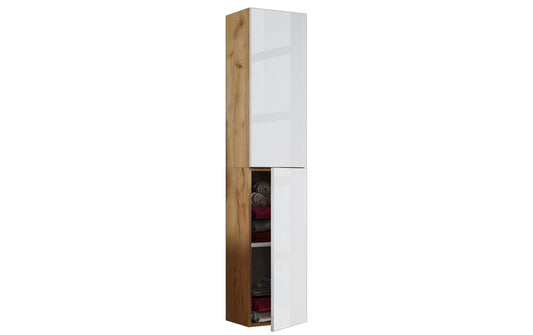 VCM Badezimmerregal Lendas 33 x 150 cm Braun/Grau