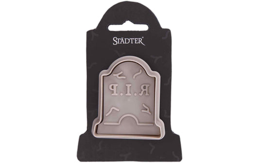 Städter Präge-Ausstecher Grabstein 4.3 x 6 cm, Grau