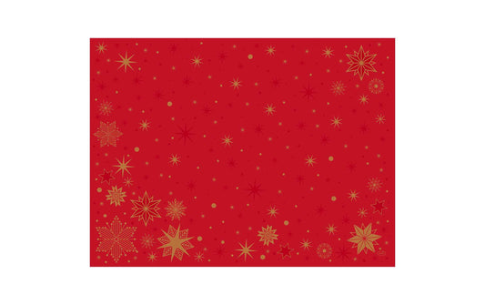 Duni Tischset Bio Stargazing 30 x 40 cm Rot, 500 Stück