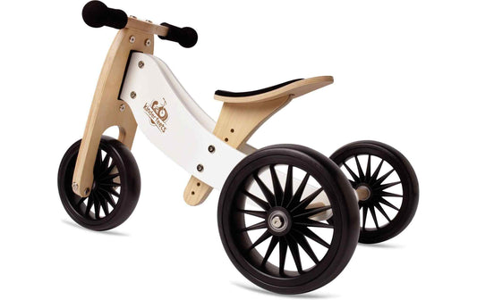 Kinderfeets Holzlaufrad Tiny Tot Plus Weiss