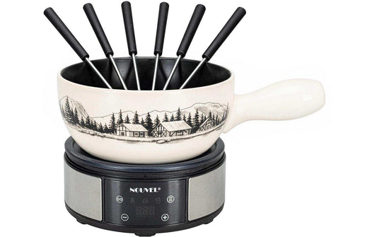 Nouvel Käsefondue-Set Chalet 230 V, 1200 W, 8-teilig