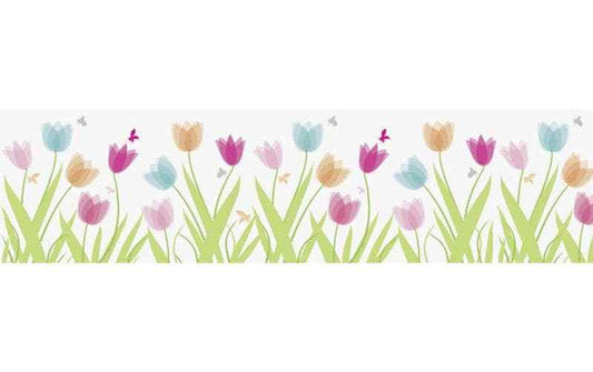 Heyda Fensterbild Tulpen 1 Stück, Mehrfarbig