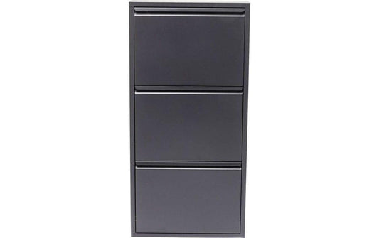 Kare Schuhschrank Caruso 3er Anthrazit