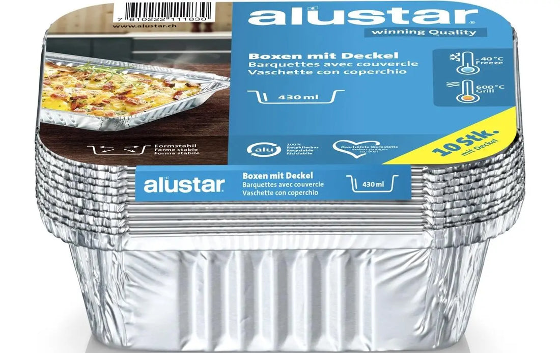 Alustar Grillschale mit Deckel 14.6 cm x 12.1 cm