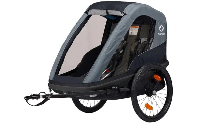 Hamax Veloanhänger Fahrradanhänger Avenida Twin Blau