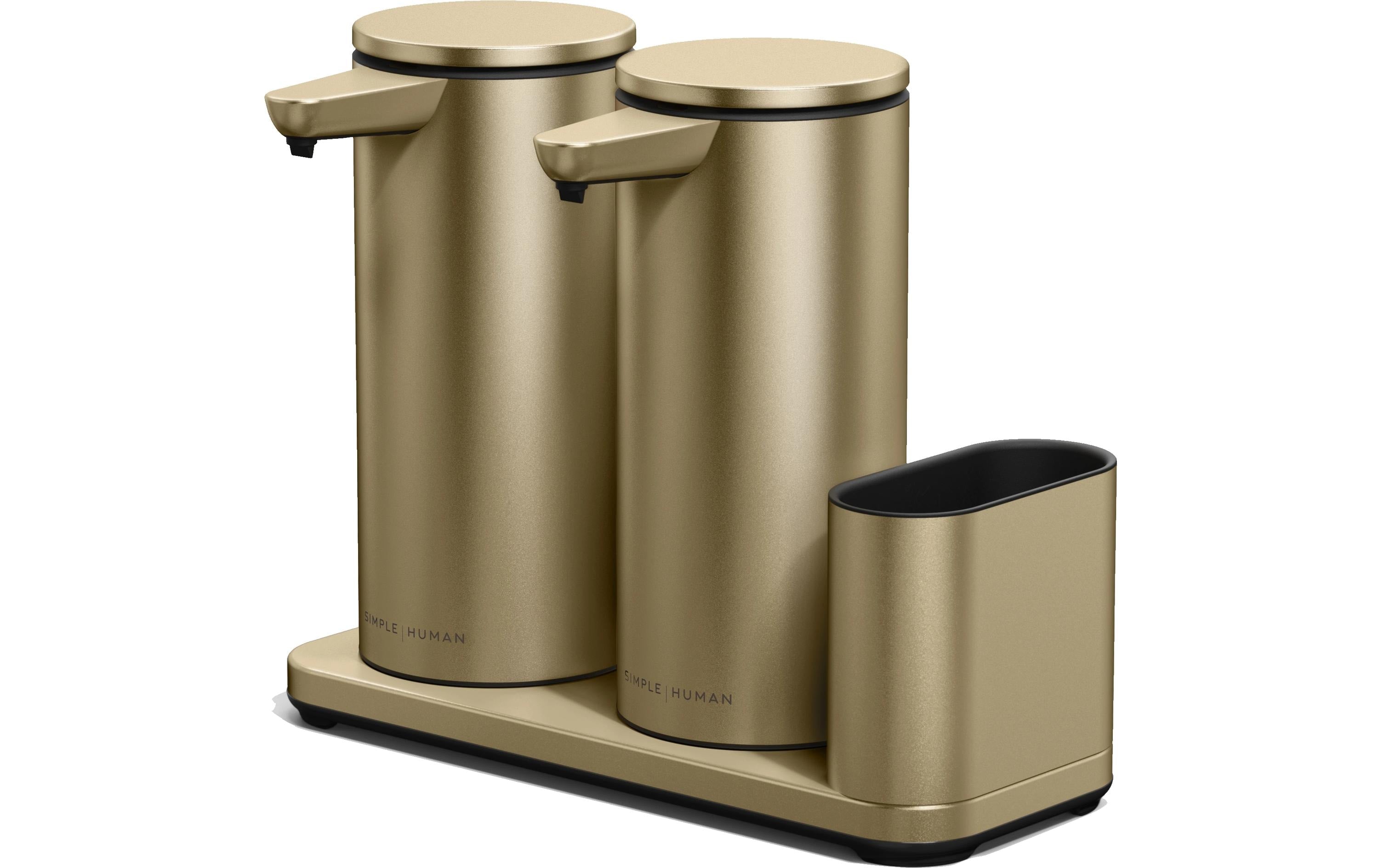 Simplehuman Sensorspender mit Caddy Dual Sensor Pump 2 x 414 ml