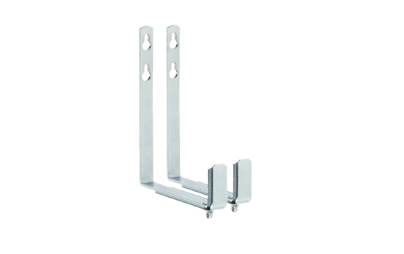ALBA-KRAPF Wandkistenhalter Metall Schwarz 30x20x10 cm Garten & Outdoor > Pflanzen > Pflanzengefäße ALBA-KRAPF