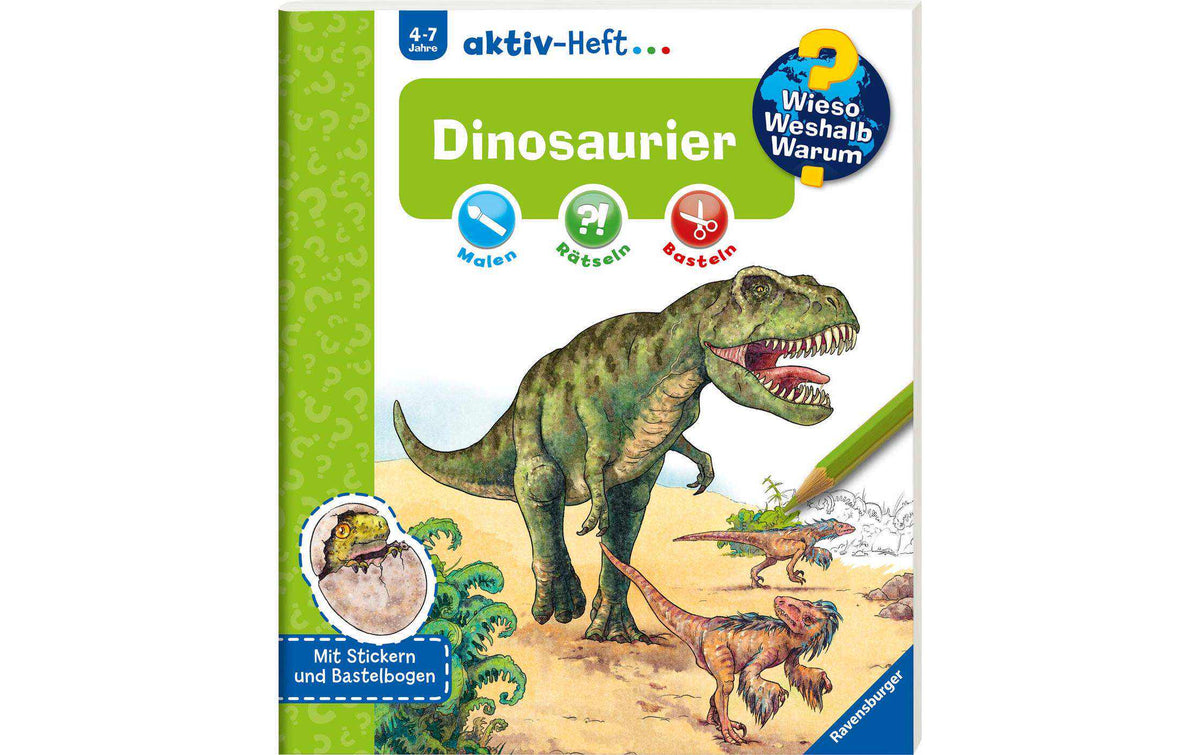 Ravensburger Kinder-Sachbuch WWW aktiv-Heft Dinosaurier