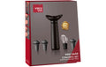 Vacu Vin Wine Saver Concerto Set schwarze Pumpe + 3 Zapfen + 1 Ausgiesser