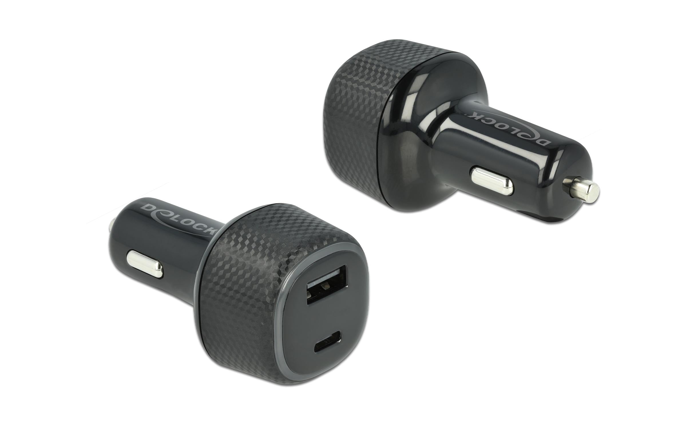Delock Autoladegerät USB Typ-A und -C PD 3.0 63 W