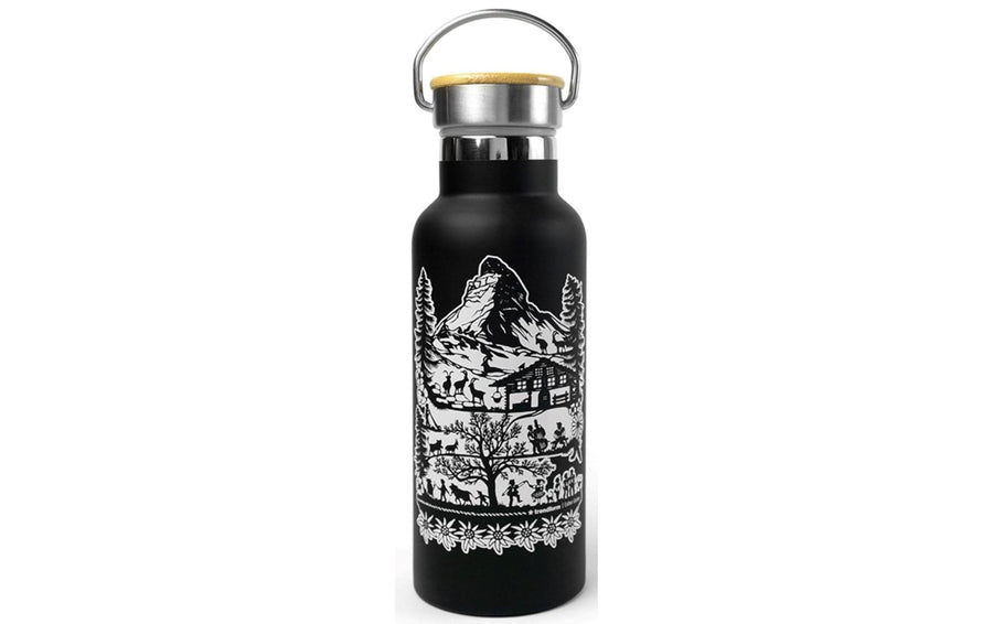 Trendform Trinkflasche Swiss Tradition 500 ml, Schwarz