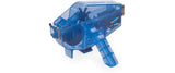 ParkTool Kettenreiniger CM-5.3 in Blau mit transparentem Gehäuse und Griff