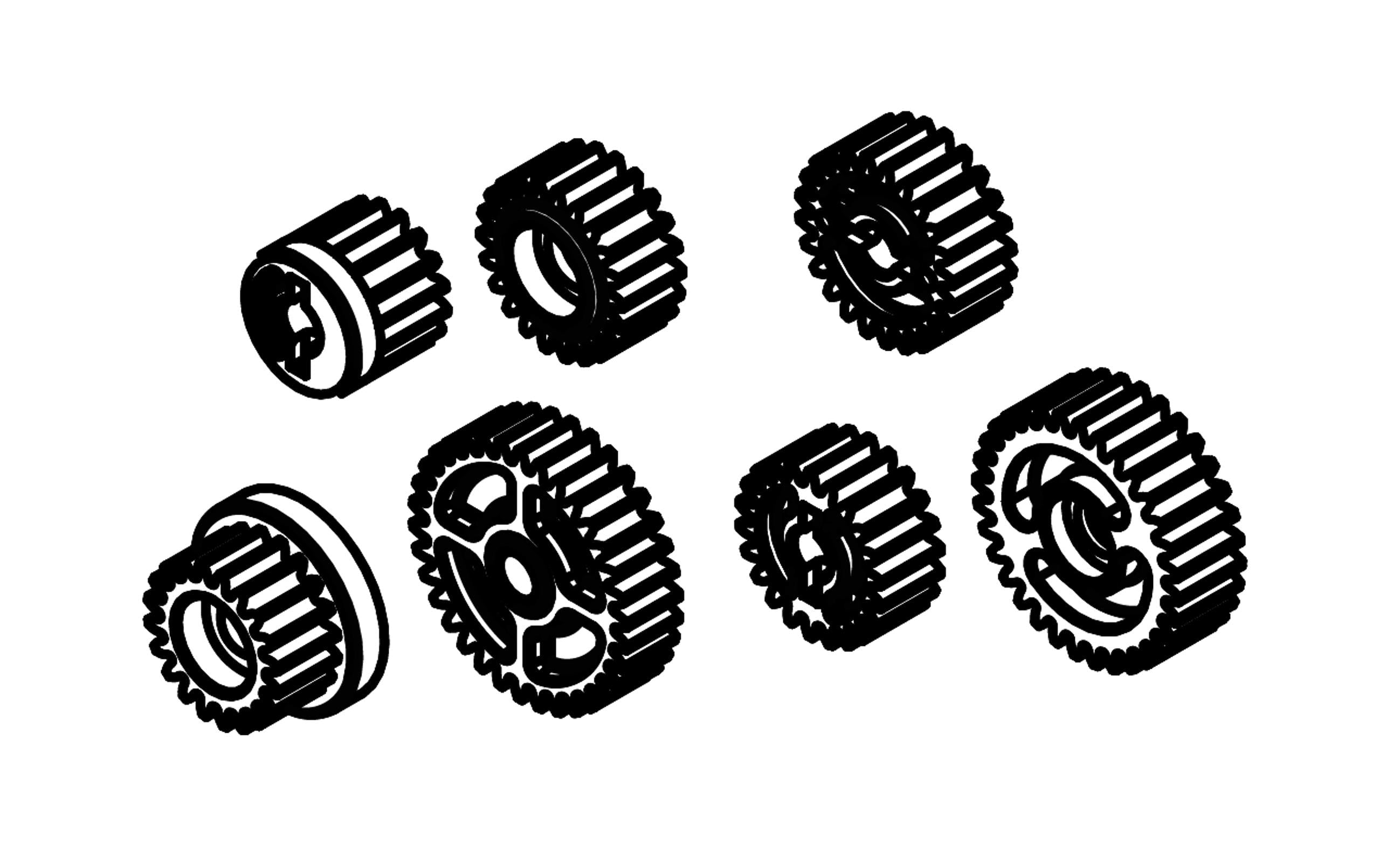 Amewi Getriebe-Zahnräder Set RCX10