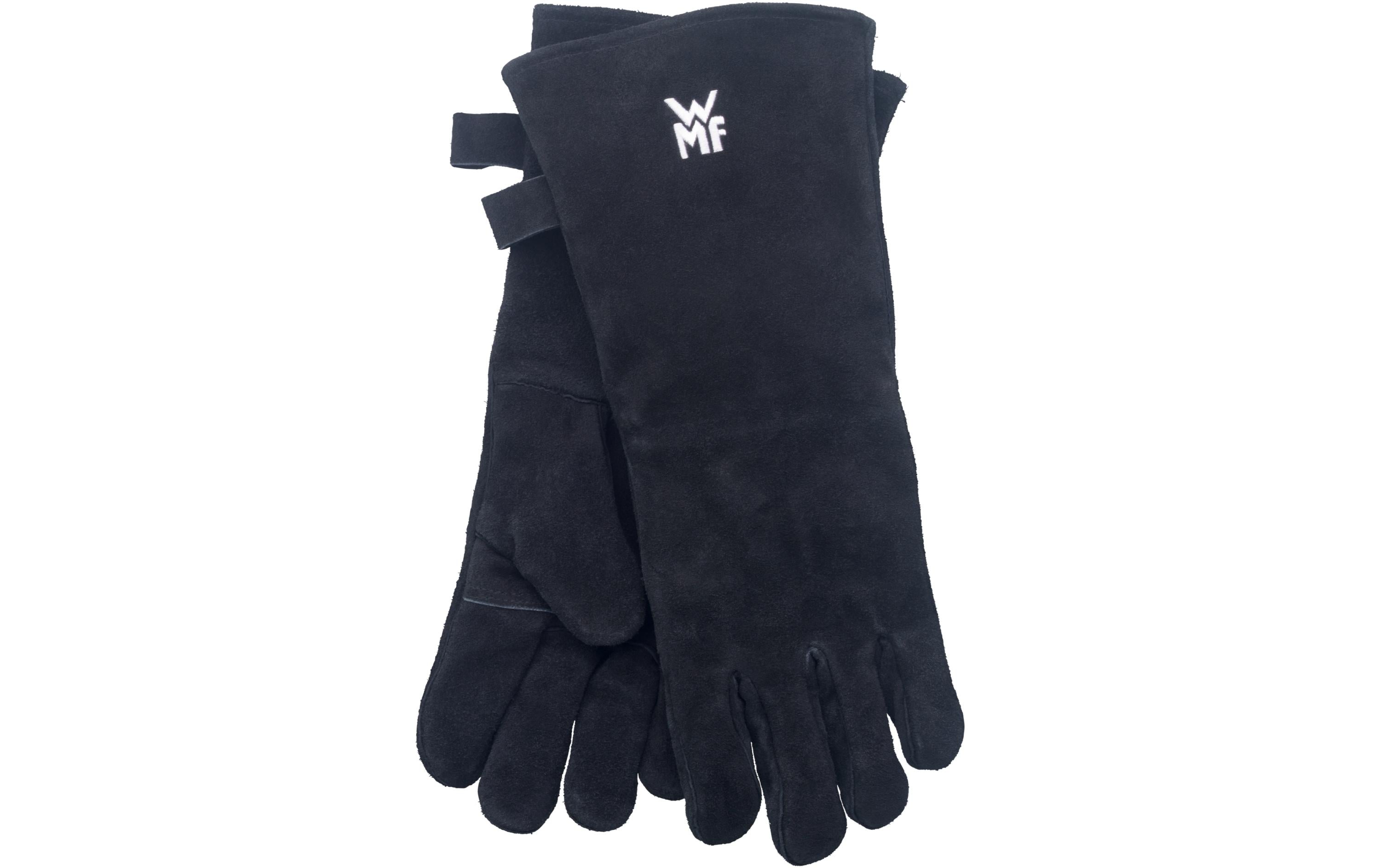 WMF Grillhandschuhe Schwarz Leder Baumwolle Polyester XL Grills & Feuerstellen WMF