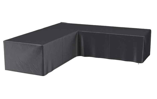AeroCover Schutzhülle für L-förmige Gartenmöbel, dunkelgrau, 220 × 220 × 90 × 70 cm