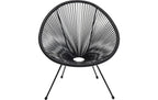 Kare Sessel Acapulco Schwarz