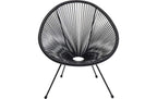Kare Sessel Acapulco Schwarz