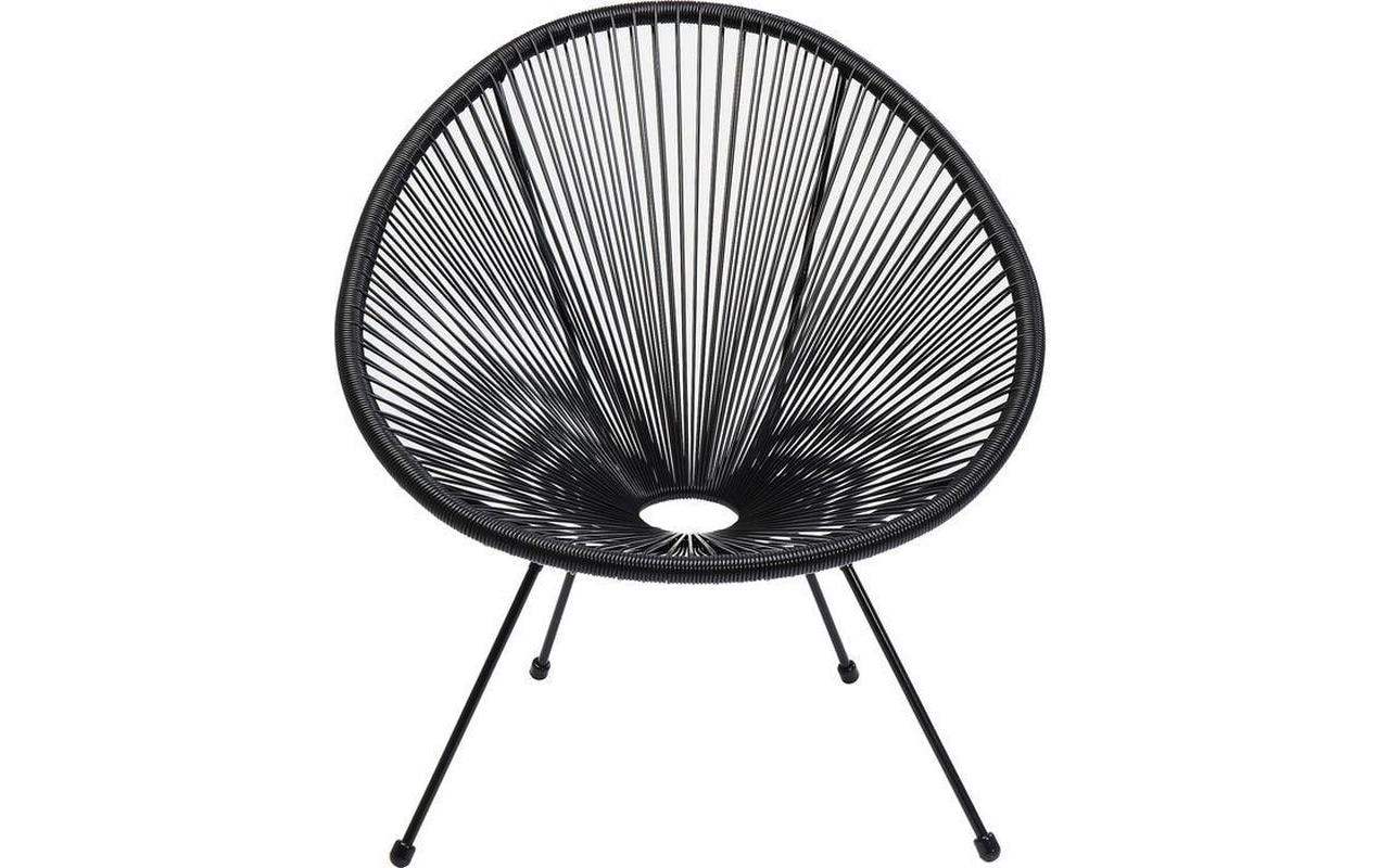Kare Sessel Acapulco Schwarz