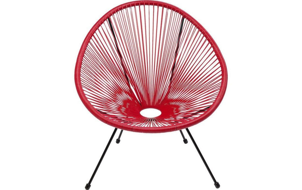 Kare Sessel Acapulco Rot