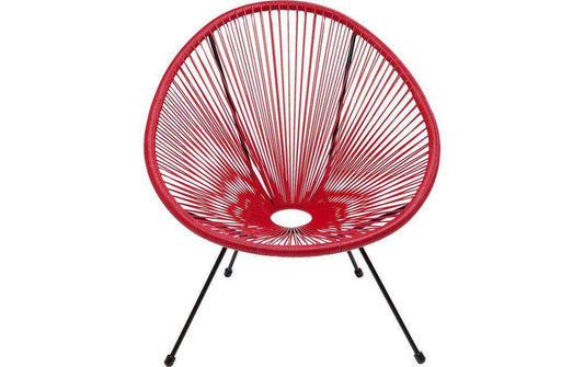 Kare Sessel Acapulco Rot
