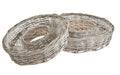 Opiflor Weidenkorbring Magda 2er Set aus Weide in Weiß Garten & Outdoor > Pflanzen > Pflanzengefäße Opiflor