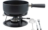 Kadastar Käsefondue-Set Royal 22 Teile, Schwarz