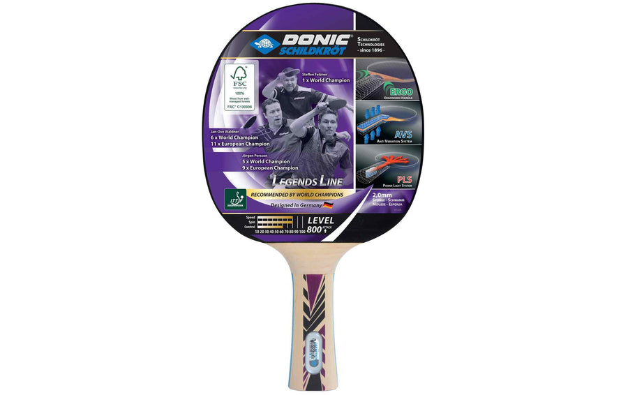 DONIC Schildkröt Tischtennisschläger Legends 800