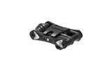 Lezyne Rap II 19 CO2-Multitool in Schwarz mit eingeklappten Werkzeugen