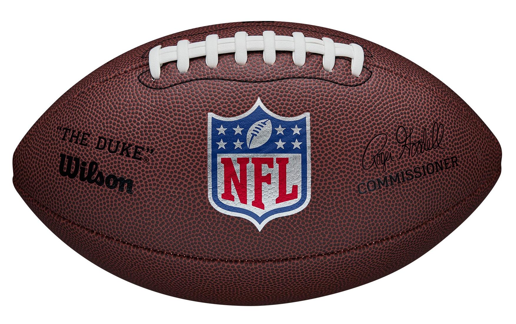 Wilson Football NFL Duke Replica Cat. Silber, Brown