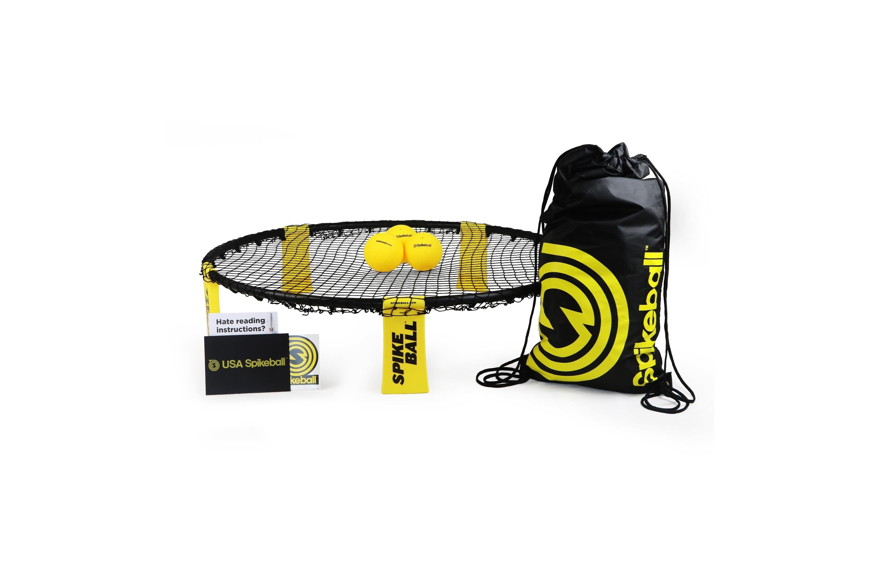 Spikeball Standard Set schwarz-gelb Kunststoff wetterfest Sport & Freizeit > Freizeit > Zubehör Spikeball