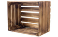Holz Zollhaus Holzharasse Vintage geflammt