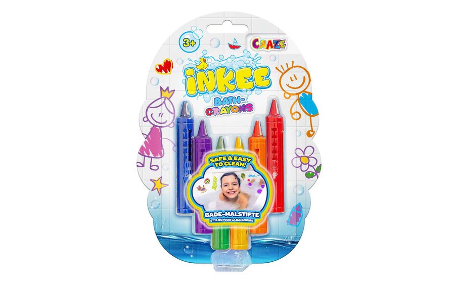 Craze Badespielzeug Inkee Bade-Malstifte 6er Set