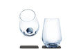 silwy Kristallgläser, 2er-Set 2 Metall-Nano-Gel-Pads, Longdrink