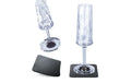 Silwy Outdoor-Champagnerglas Hightech-Kunststoffgläser, 2er-Set