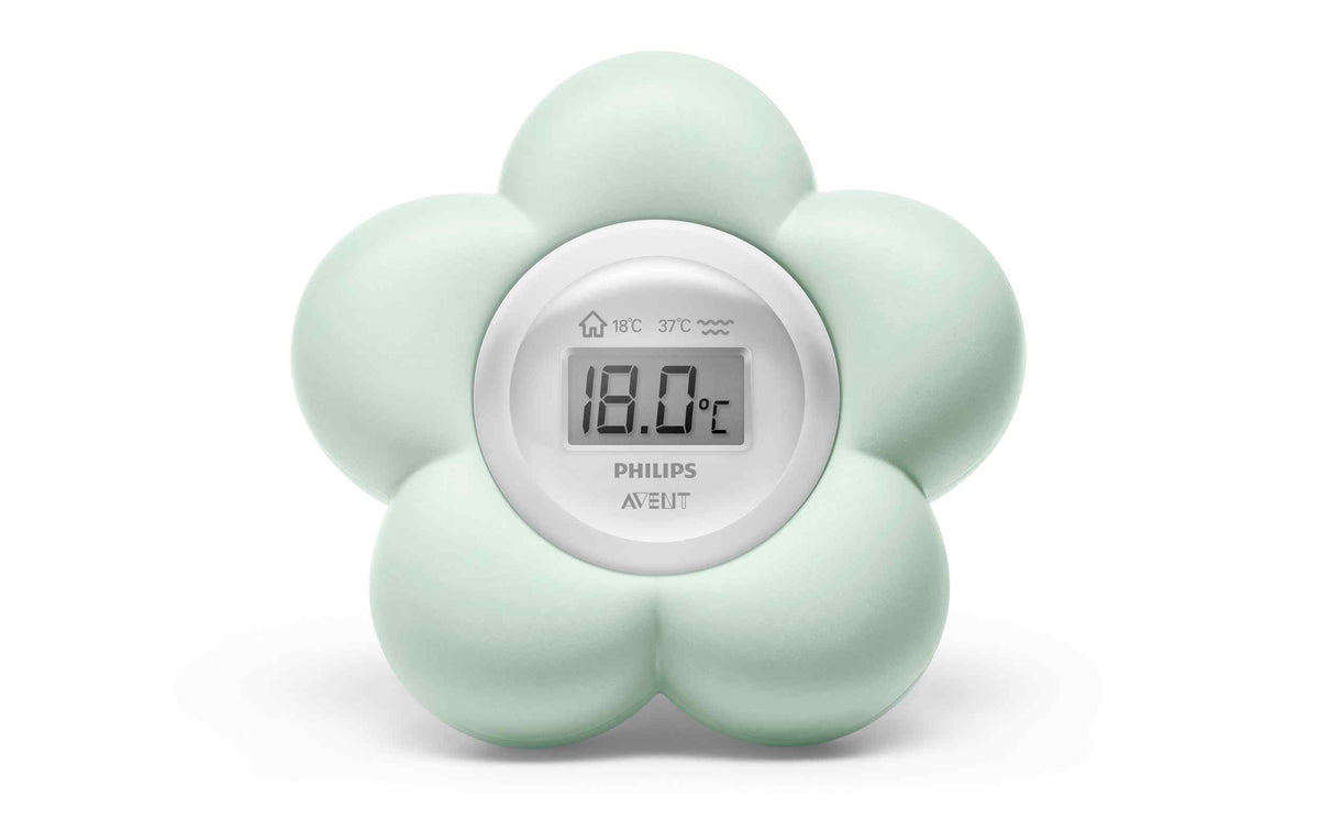 PHILIPS AVENT Badethermometer und Raumthermometer 2 in 1 Türkis