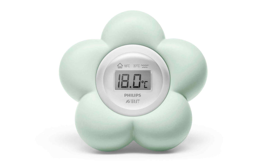 PHILIPS AVENT Badethermometer und Raumthermometer 2 in 1 Türkis