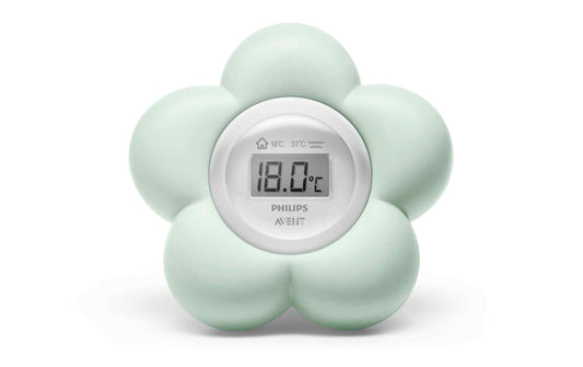 PHILIPS AVENT Badethermometer und Raumthermometer 2 in 1 Türkis