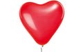 Rico Design Luftballon Herz Ø 30 cm, 12 Stück, Rot